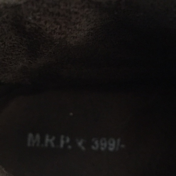 Girls black lace up ankle boots. WOW on tongue M side thirteen on heel size 13 - Picture 6 of 7